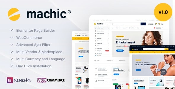 Machic - Electronics Store WooCommerce Theme v1.3.8