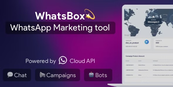 WhatsBox - The WhatsApp Marketing - Bulk Sender, Chat, Bots, SaaS 2.1