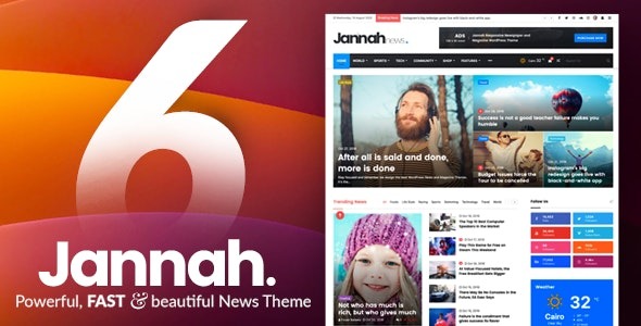 Jannah – Newspaper Magazine News BuddyPress AMP 7.2.0